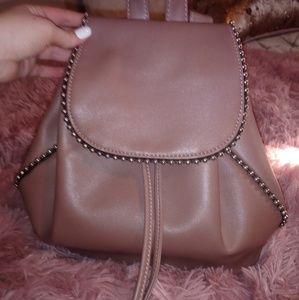 Taupe fashion backpack